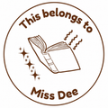 📚 Personalised Teacher Book Stamp | This Belongs to...