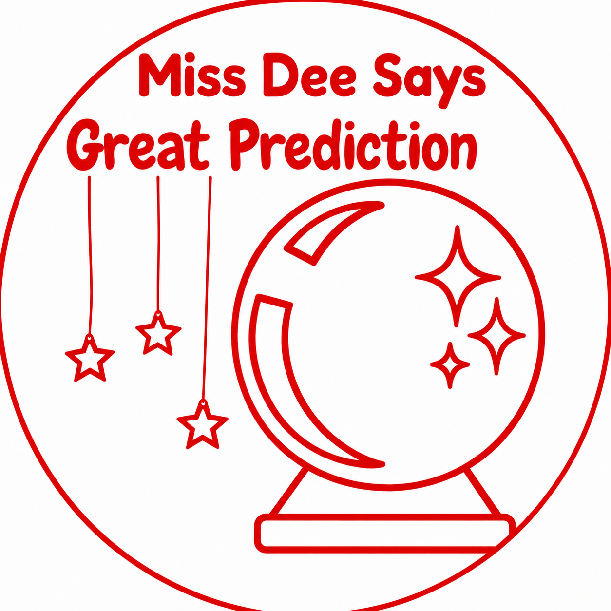 Great Prediction Teacher Stamp 🔮✨