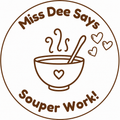 Personalised Souper Work! Teacher Stamp