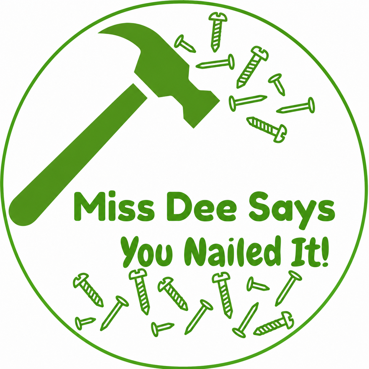 Personalised “You Nailed It!” Teacher Stamp