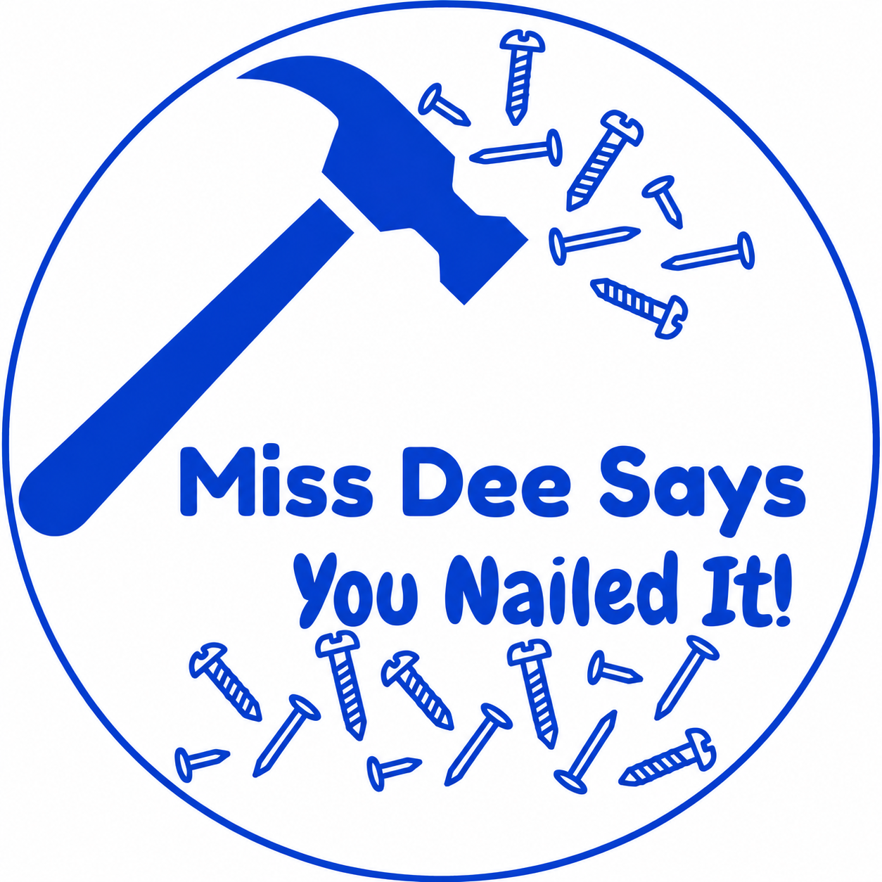 Personalised “You Nailed It!” Teacher Stamp