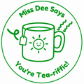 You're Tea-riffic! | Personalised Teacher Reward Stamp