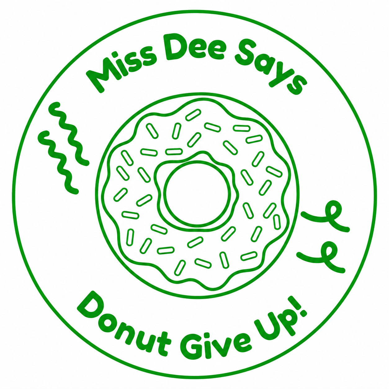 🍩 Donut Give Up! Teacher Motivation Stamp 🍩