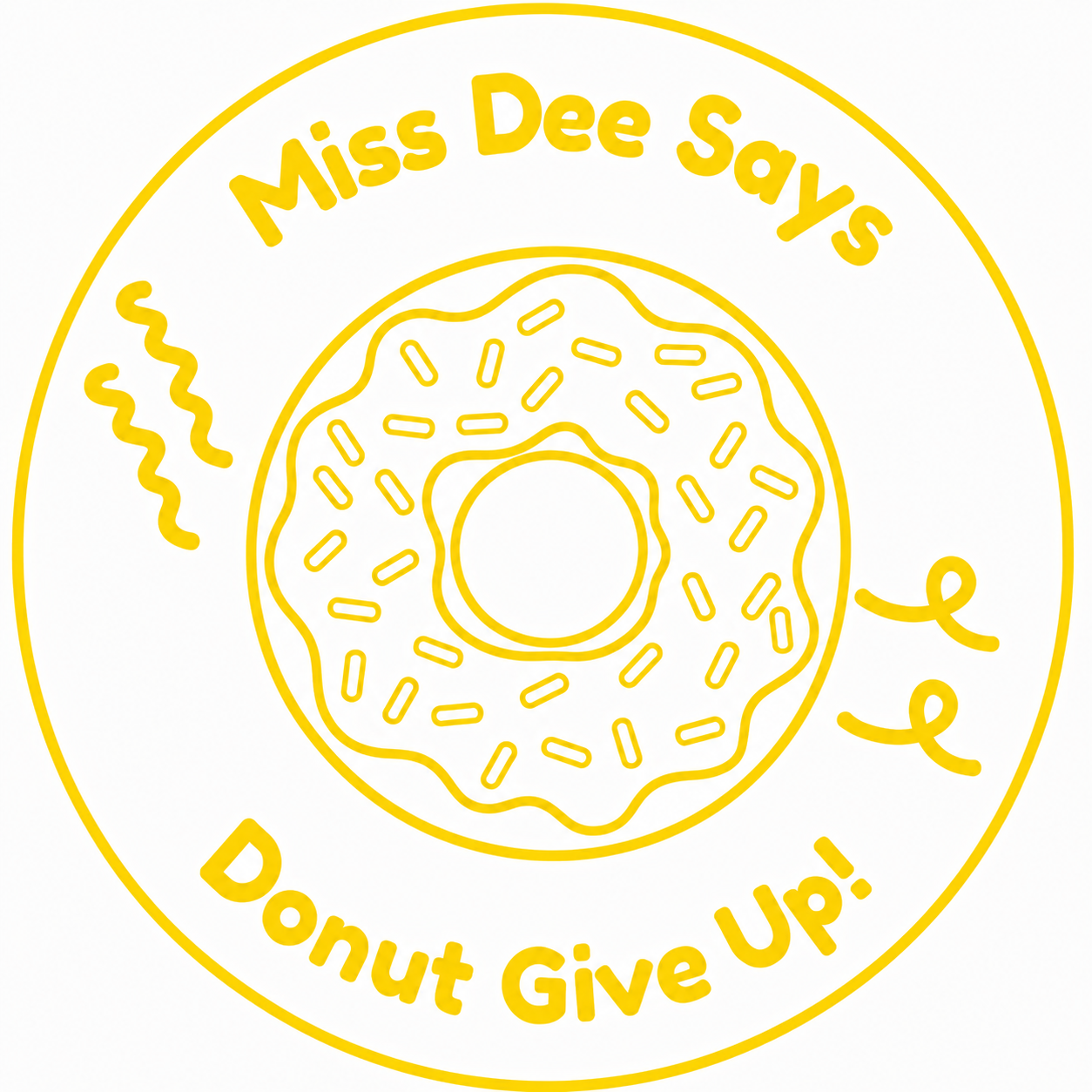 🍩 Donut Give Up! Teacher Motivation Stamp 🍩