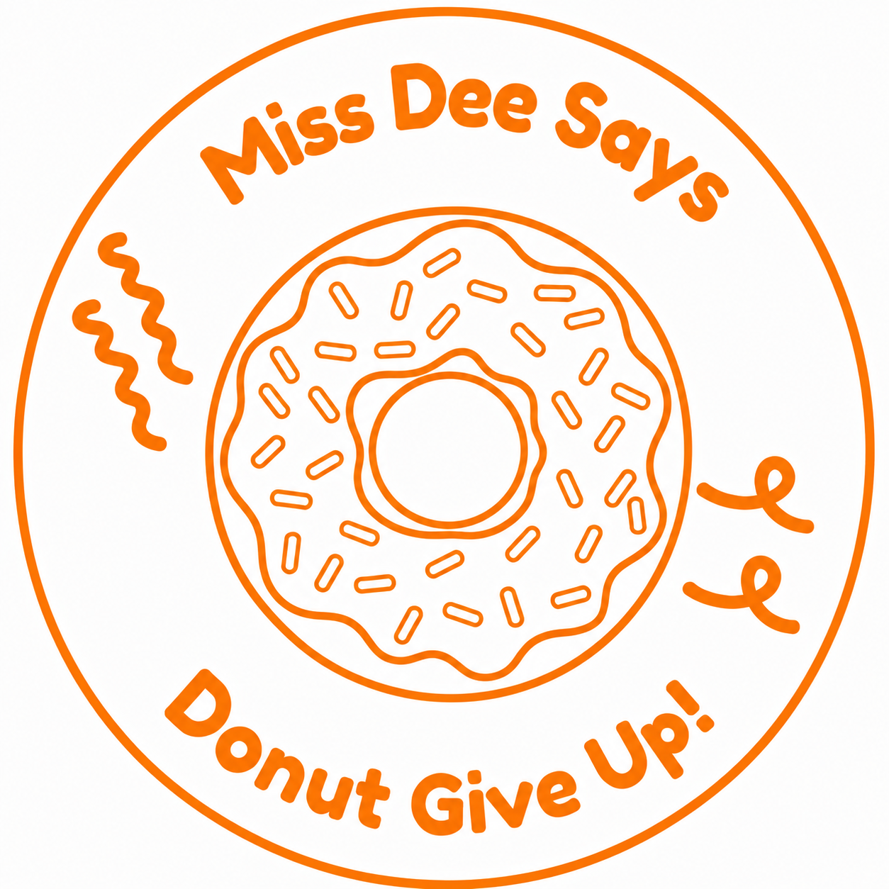 🍩 Donut Give Up! Teacher Motivation Stamp 🍩