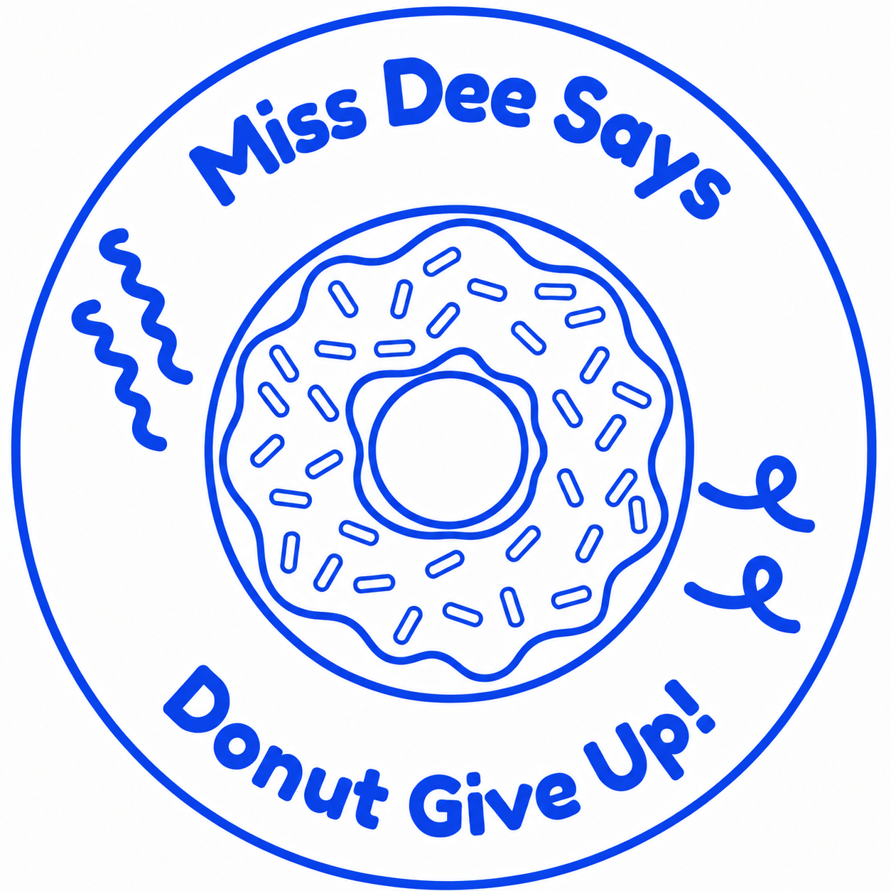 🍩 Donut Give Up! Teacher Motivation Stamp 🍩
