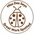 🐞 Personalised Ladybug "Great Work Spotted" Teacher Stamp