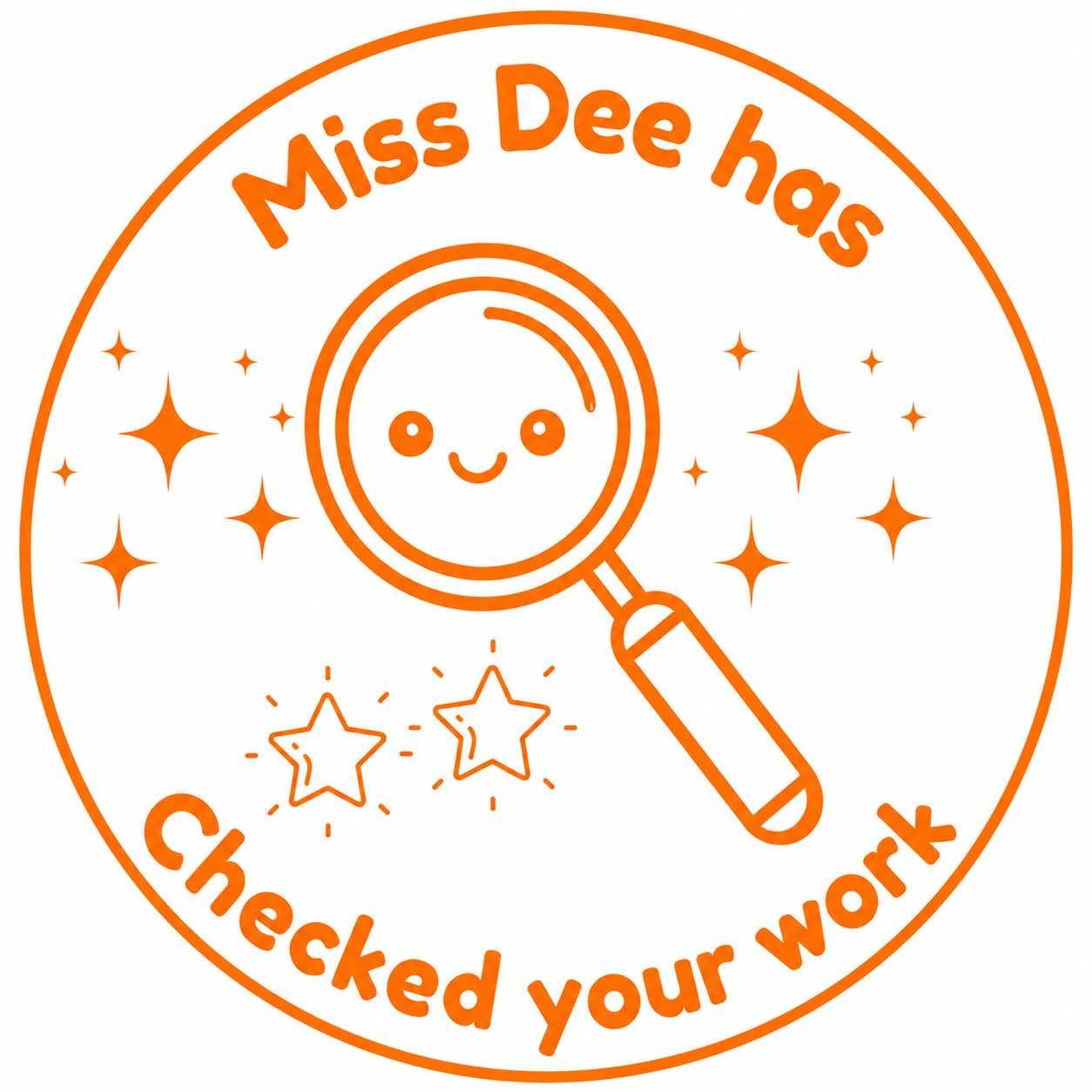 🔎 Miss Dee Has Checked Your Work 🔎