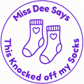 This Knocked Off My Socks Personalised Teacher Stamp 🧦✨