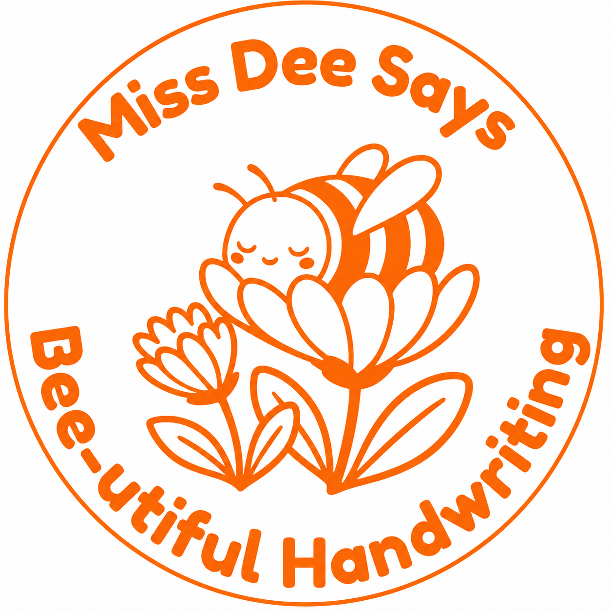 ✍️ Personalised Teacher Stamp | Beautiful Handwriting ✨