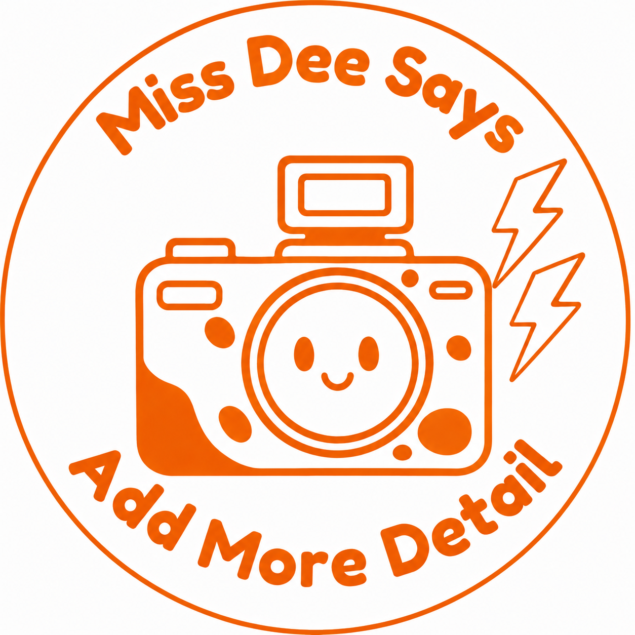 Personalised "Miss Dee Says – Add More Detail" Teacher Stamp | Self-Inking Classroom Feedback Stamp