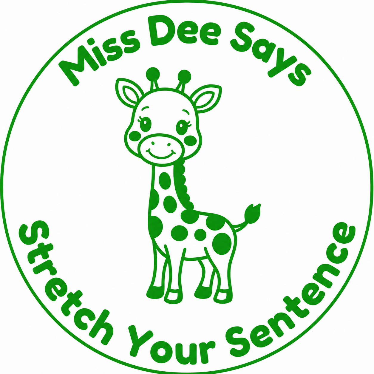 Personalised "Stretch Your Sentence" Teacher Stamp | Custom Writing Feedback Stamp