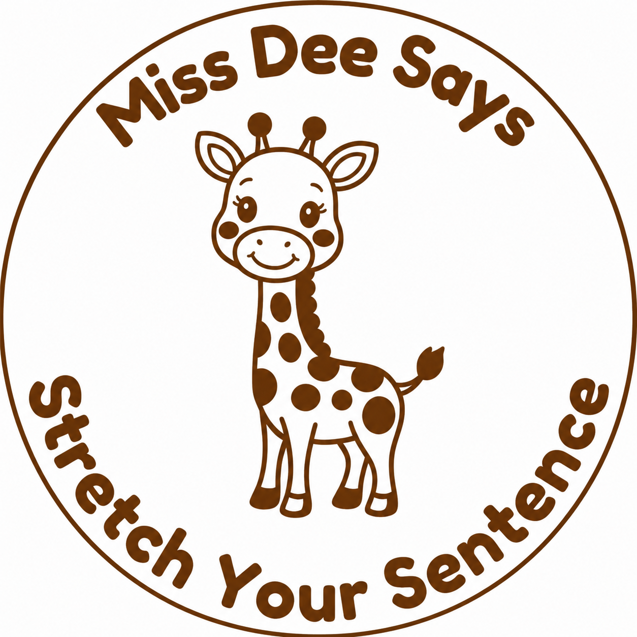 Personalised "Stretch Your Sentence" Teacher Stamp | Custom Writing Feedback Stamp