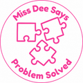 Personalised Problem Solved Teacher Stamp | Custom Classroom Reward Stamp