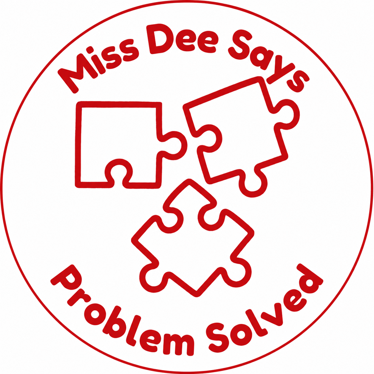 Personalised Problem Solved Teacher Stamp | Custom Classroom Reward Stamp