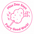 🍭 Personalised Teacher Stamp | Fairy Good Work! 🍭✨
