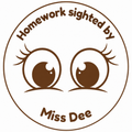 Personalised Teacher Stamp | Homework Sighted by Miss Dee 📚✍️