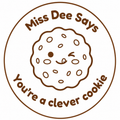 Personalised Teacher Stamp | Miss Dee Says... You're a Clever Cookie! 🍪🤎