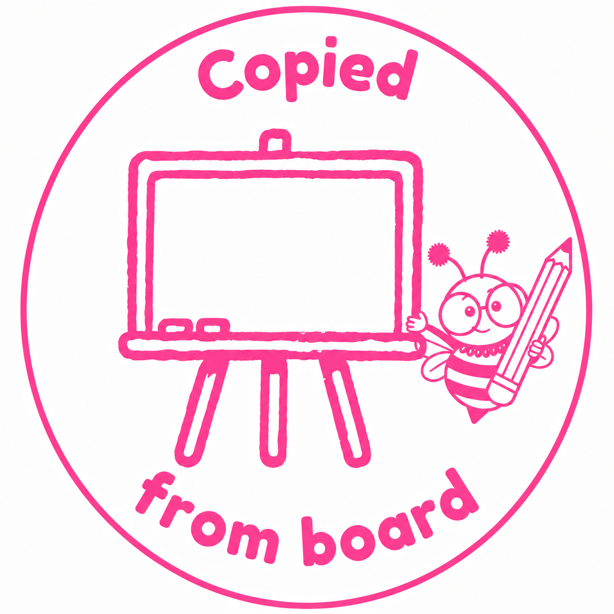 Copied From Board Teacher Stamp ✏️