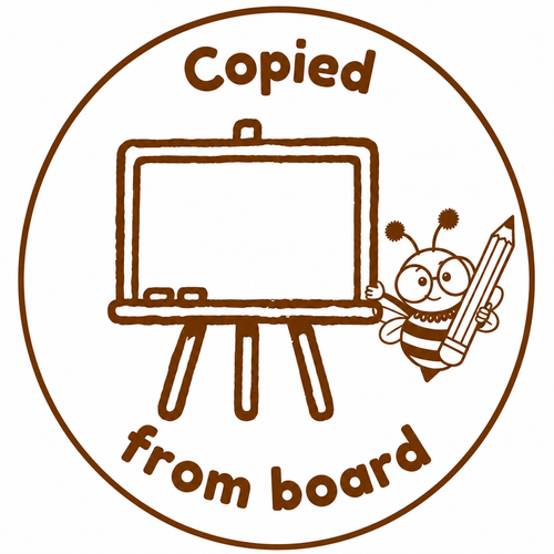 Copied From Board Teacher Stamp ✏️