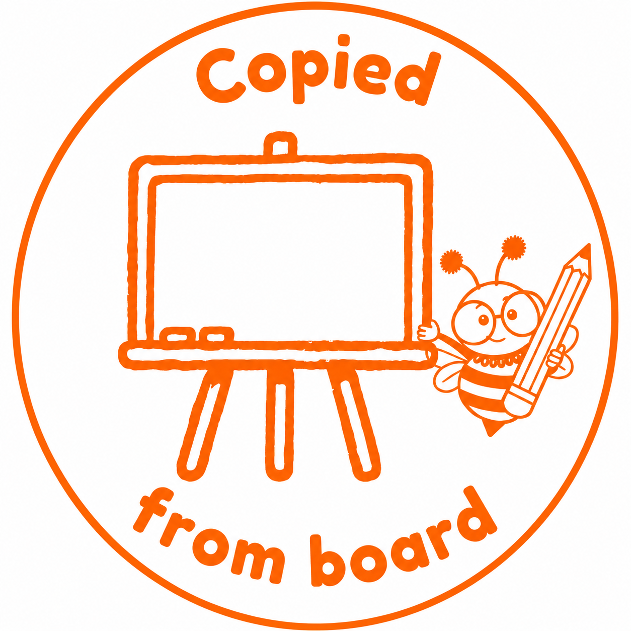 Copied From Board Teacher Stamp ✏️