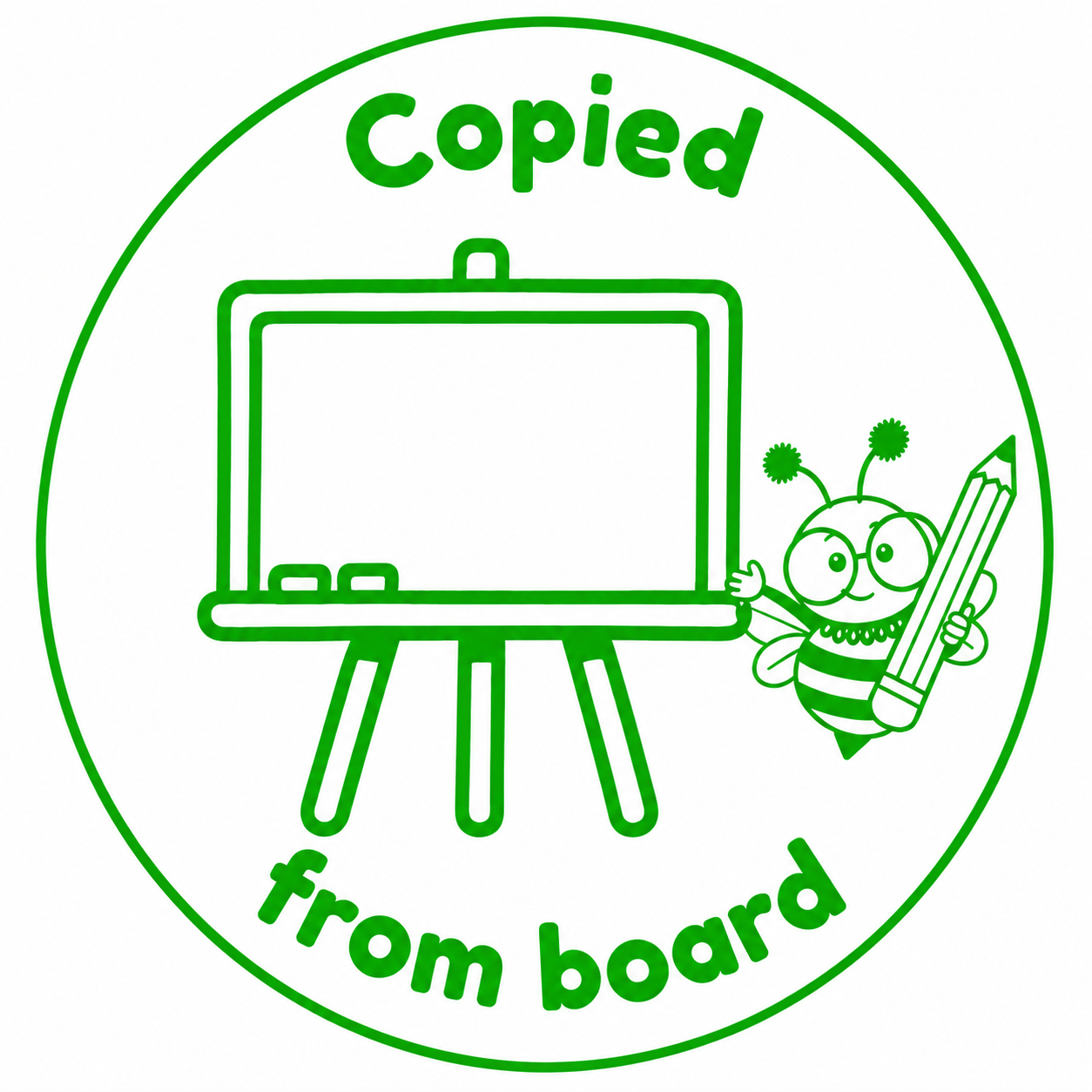 Copied From Board Teacher Stamp ✏️