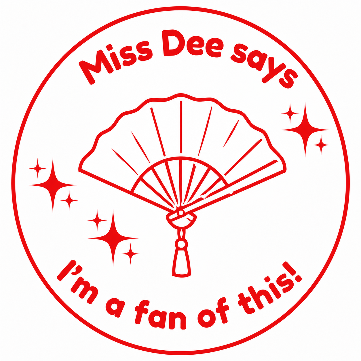 Personalised Teacher Stamp | I'm a Fan of This!