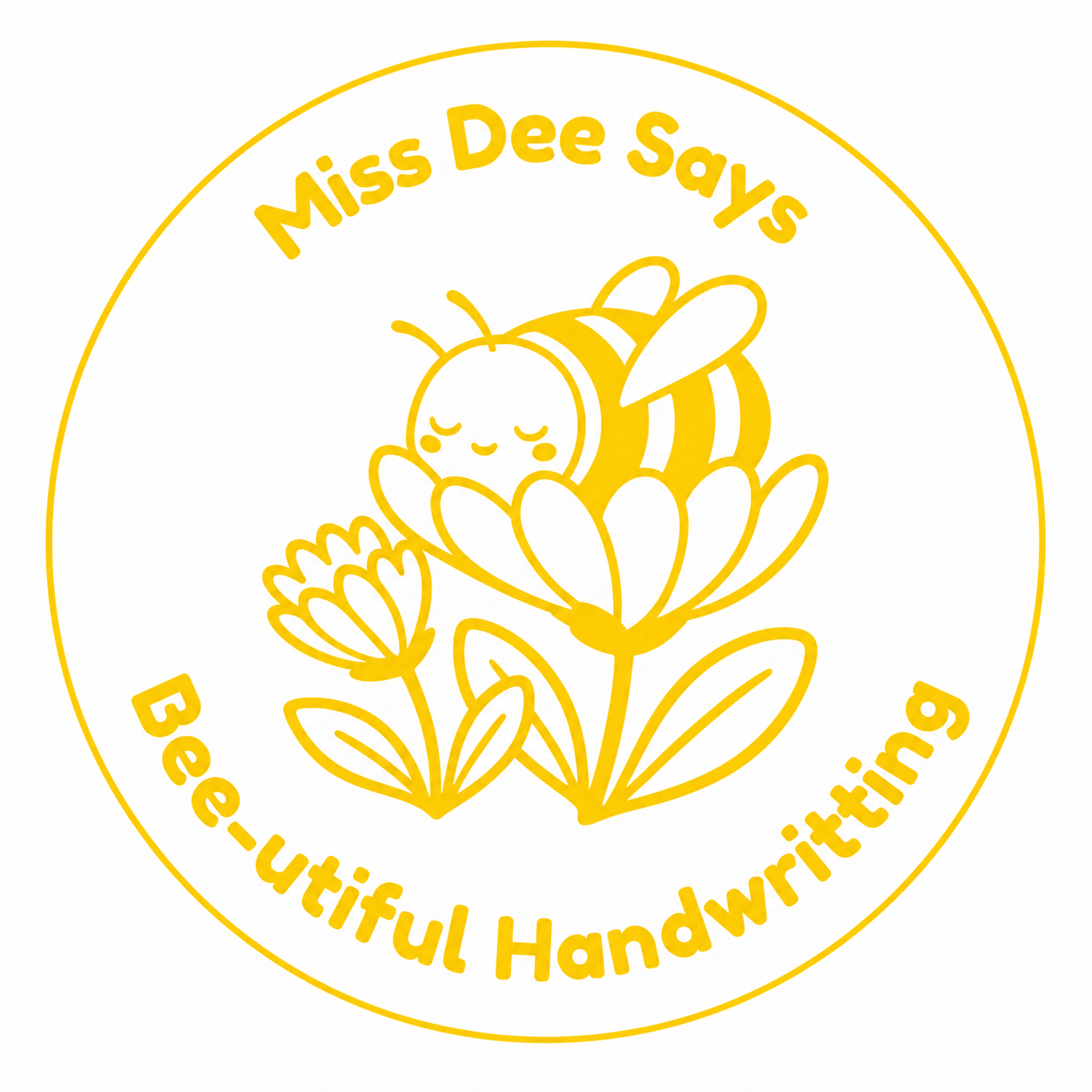 ✍️ Personalised Teacher Stamp | Beautiful Handwriting ✨