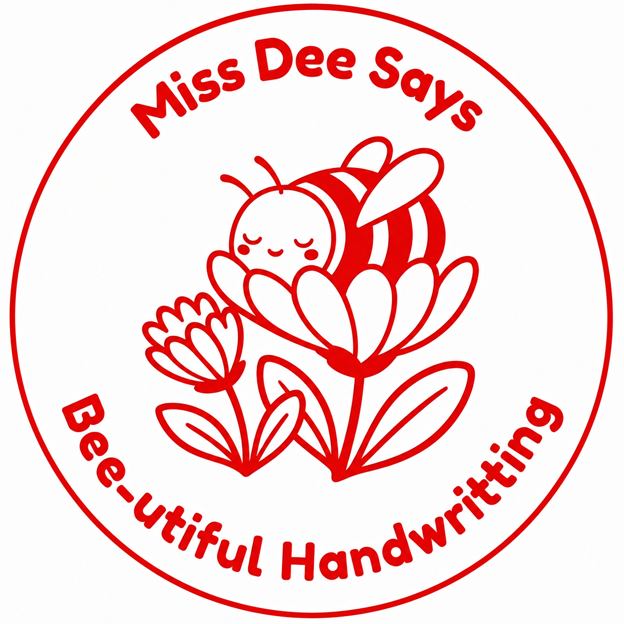 ✍️ Personalised Teacher Stamp | Beautiful Handwriting ✨