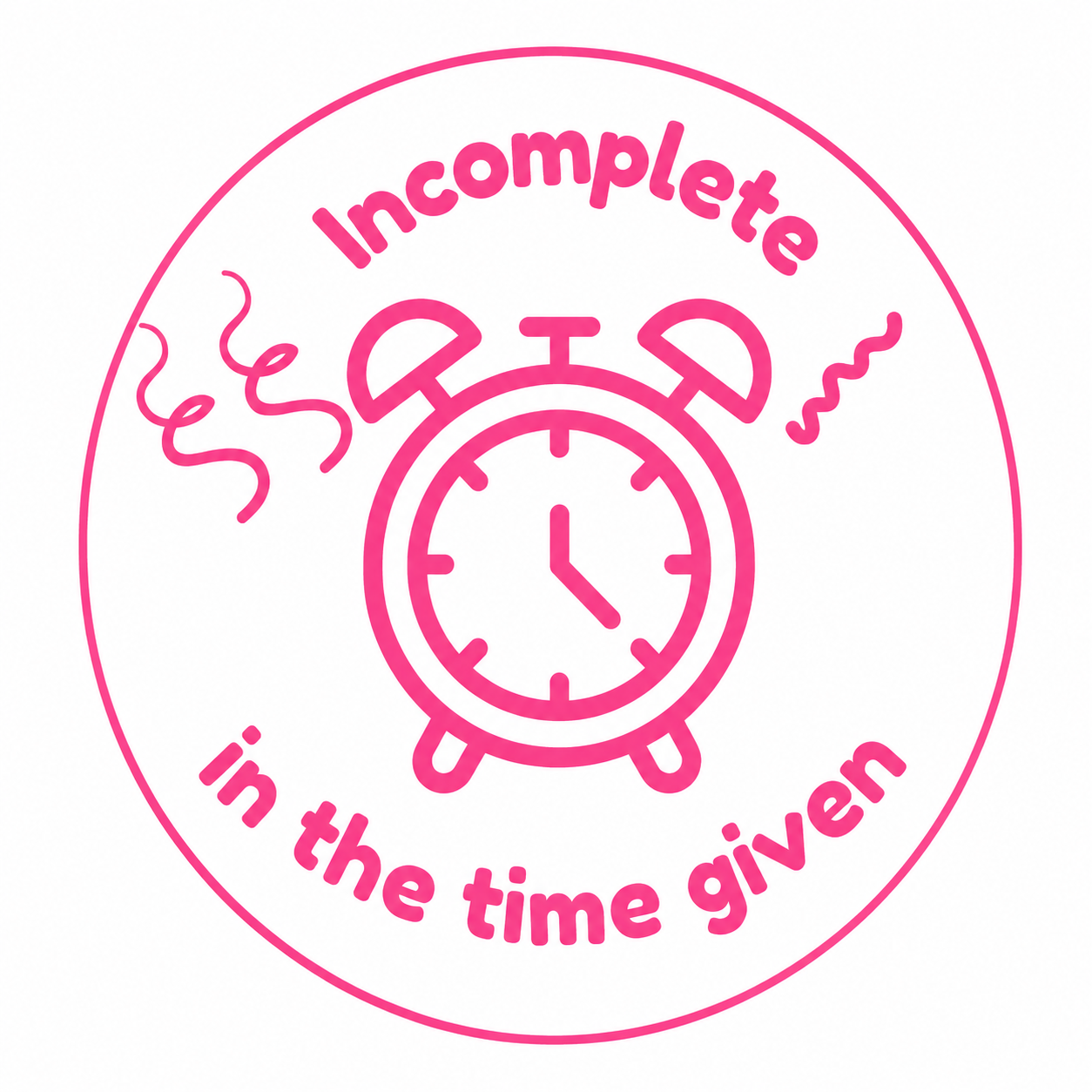 ⏰ Teacher Stamp | Incomplete – Time Given