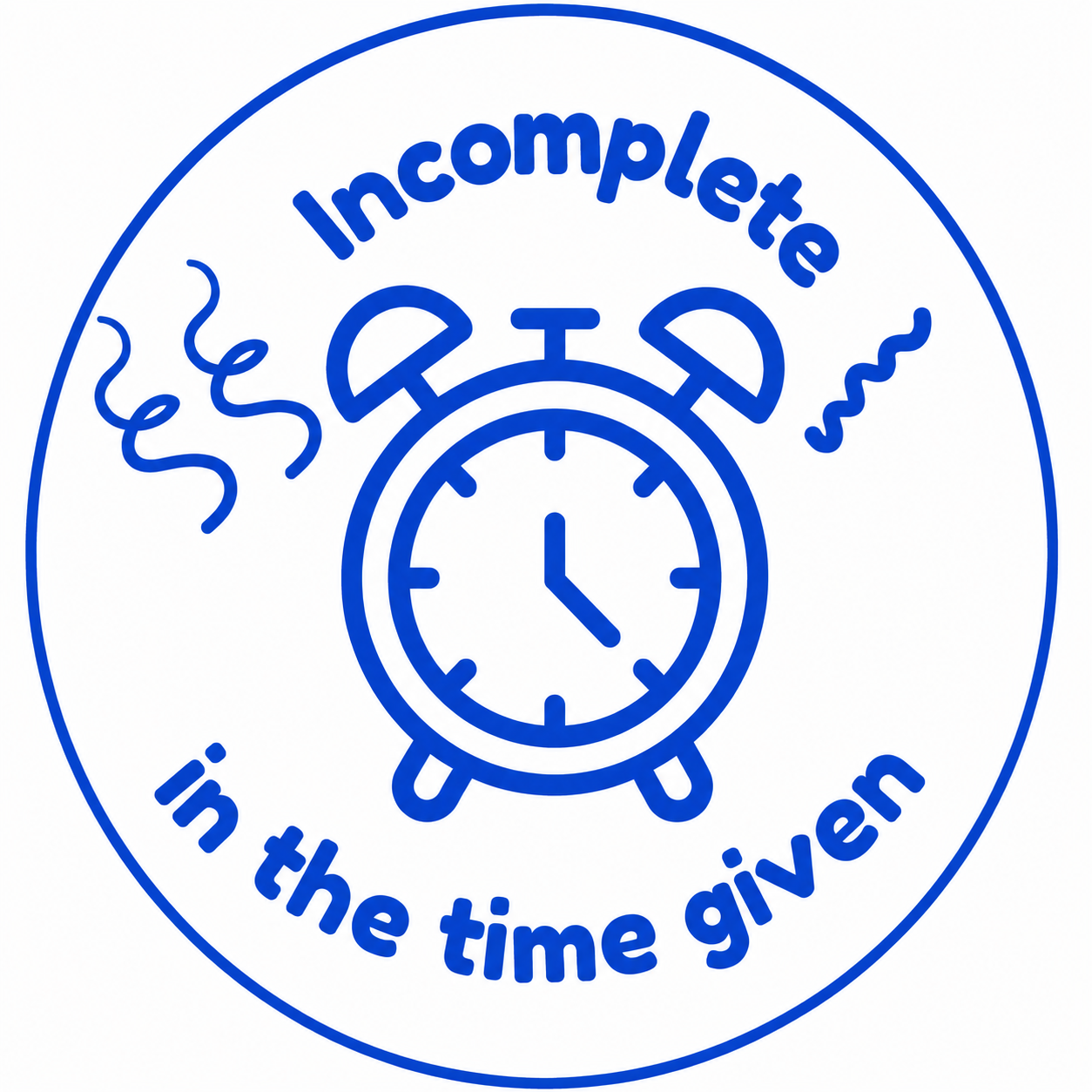 ⏰ Teacher Stamp | Incomplete – Time Given