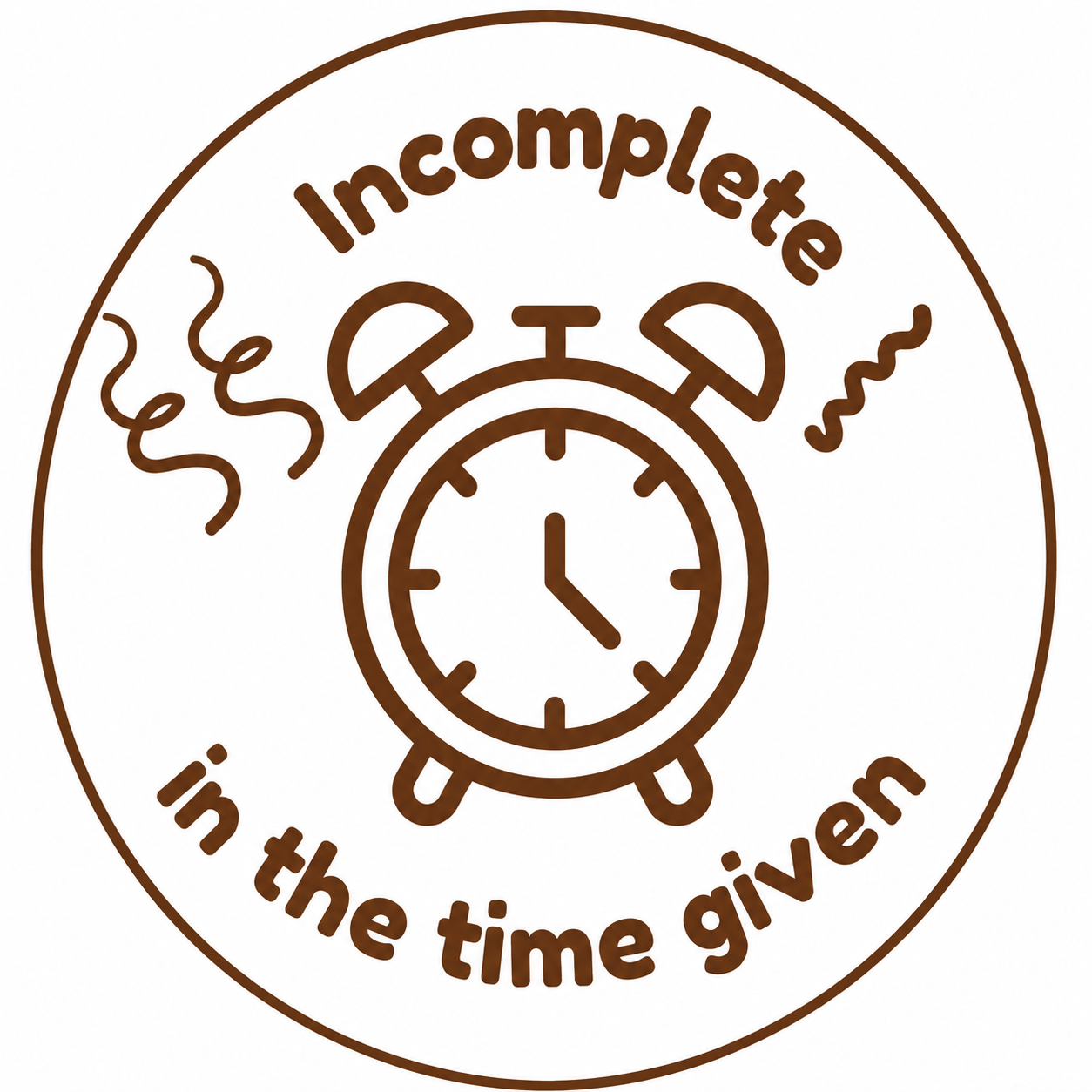 ⏰ Teacher Stamp | Incomplete – Time Given