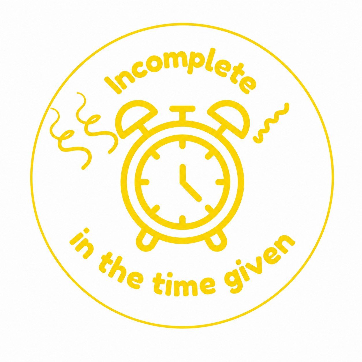 ⏰ Teacher Stamp | Incomplete – Time Given