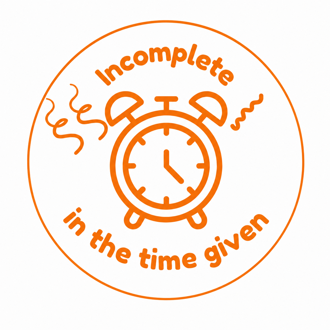 ⏰ Teacher Stamp | Incomplete – Time Given