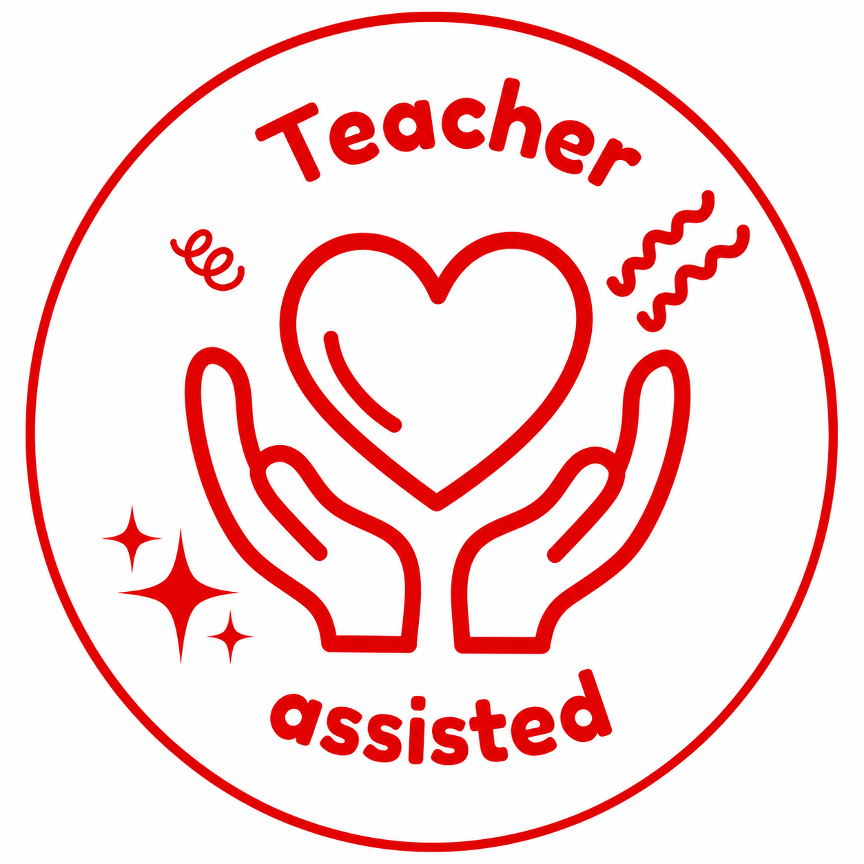 Teacher Assisted Stamp | Classroom Support Stamp 🤝