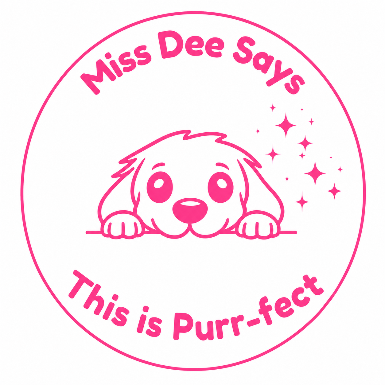 Personalised Teacher Stamp | This is Purr-fect! 🐱✨