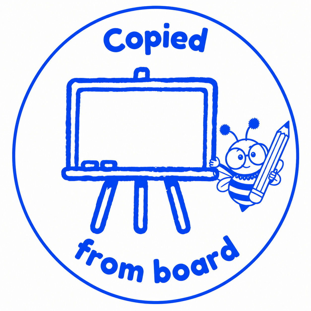 Copied From Board Teacher Stamp ✏️