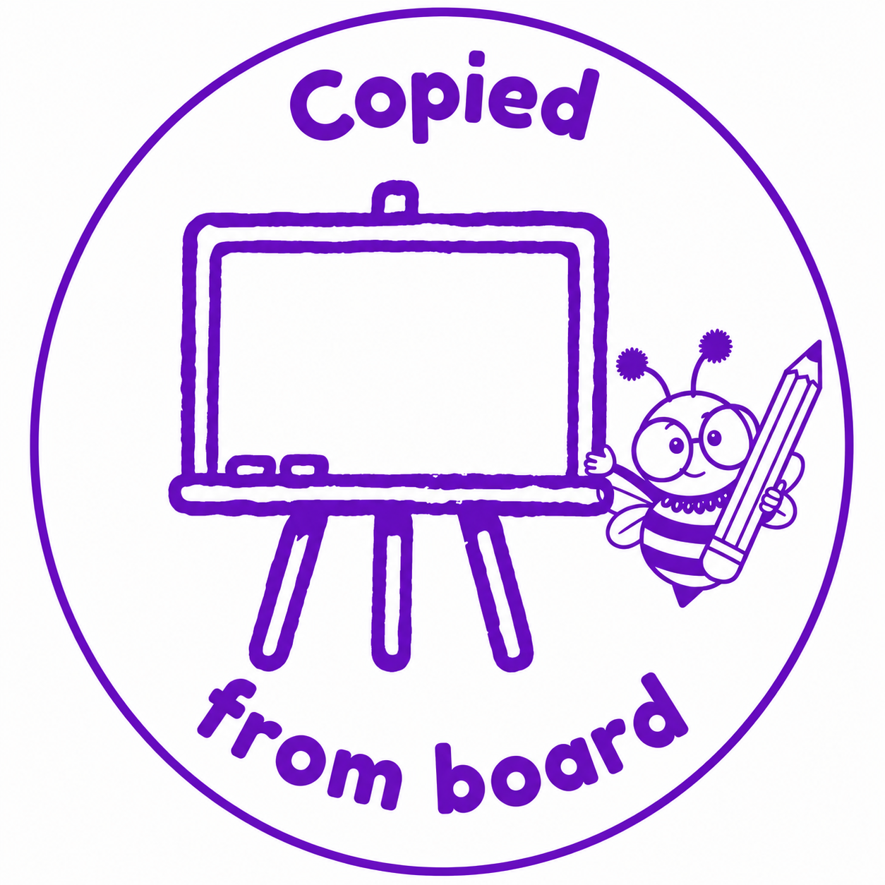 Copied From Board Teacher Stamp ✏️
