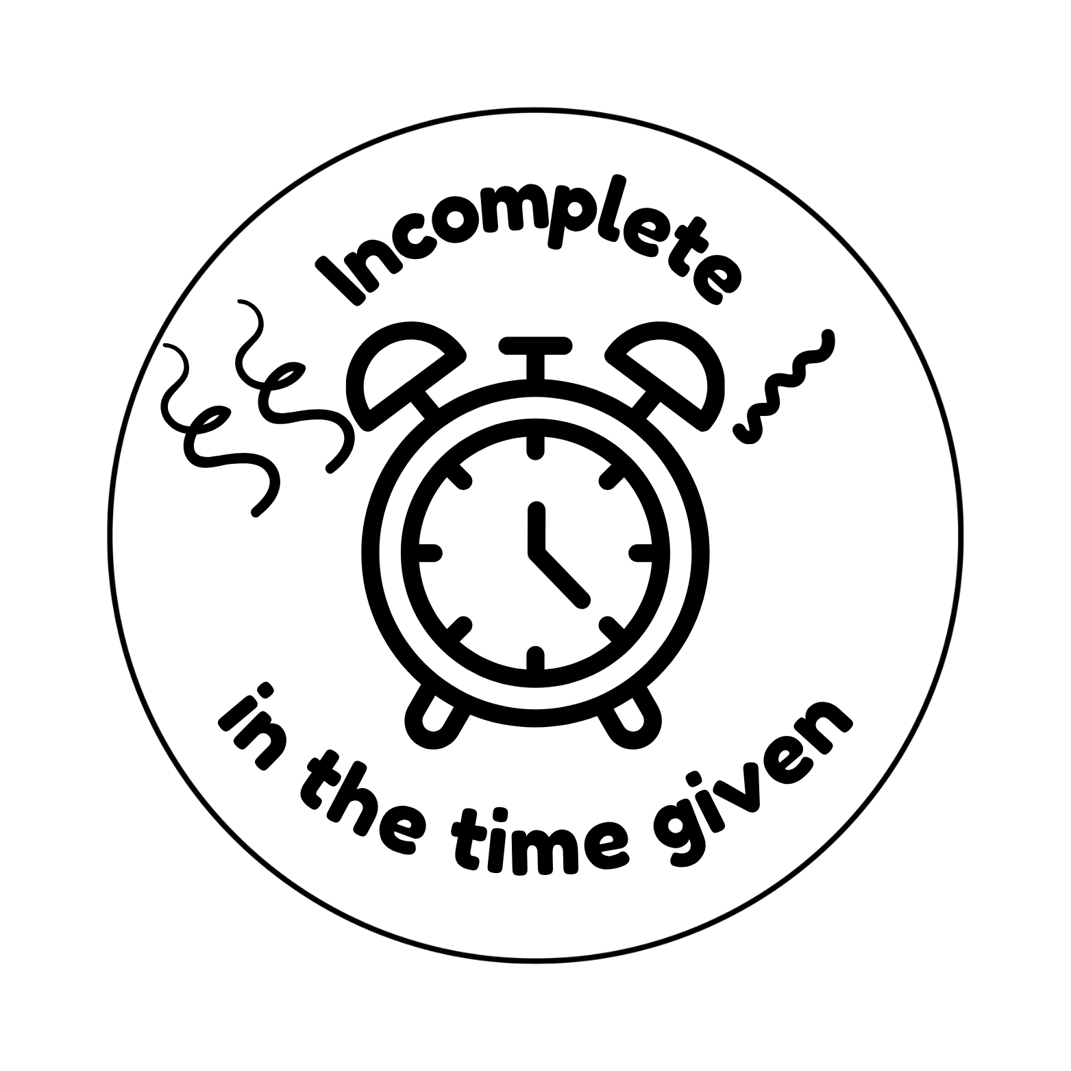 ⏰ Teacher Stamp | Incomplete – Time Given