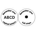Remember Your Capitals & Full Stops Teacher Stamp Set