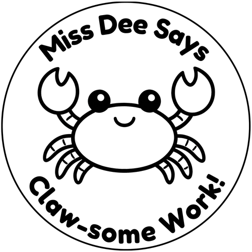 Claw-some Work Personalised Teacher Stamp 🦀